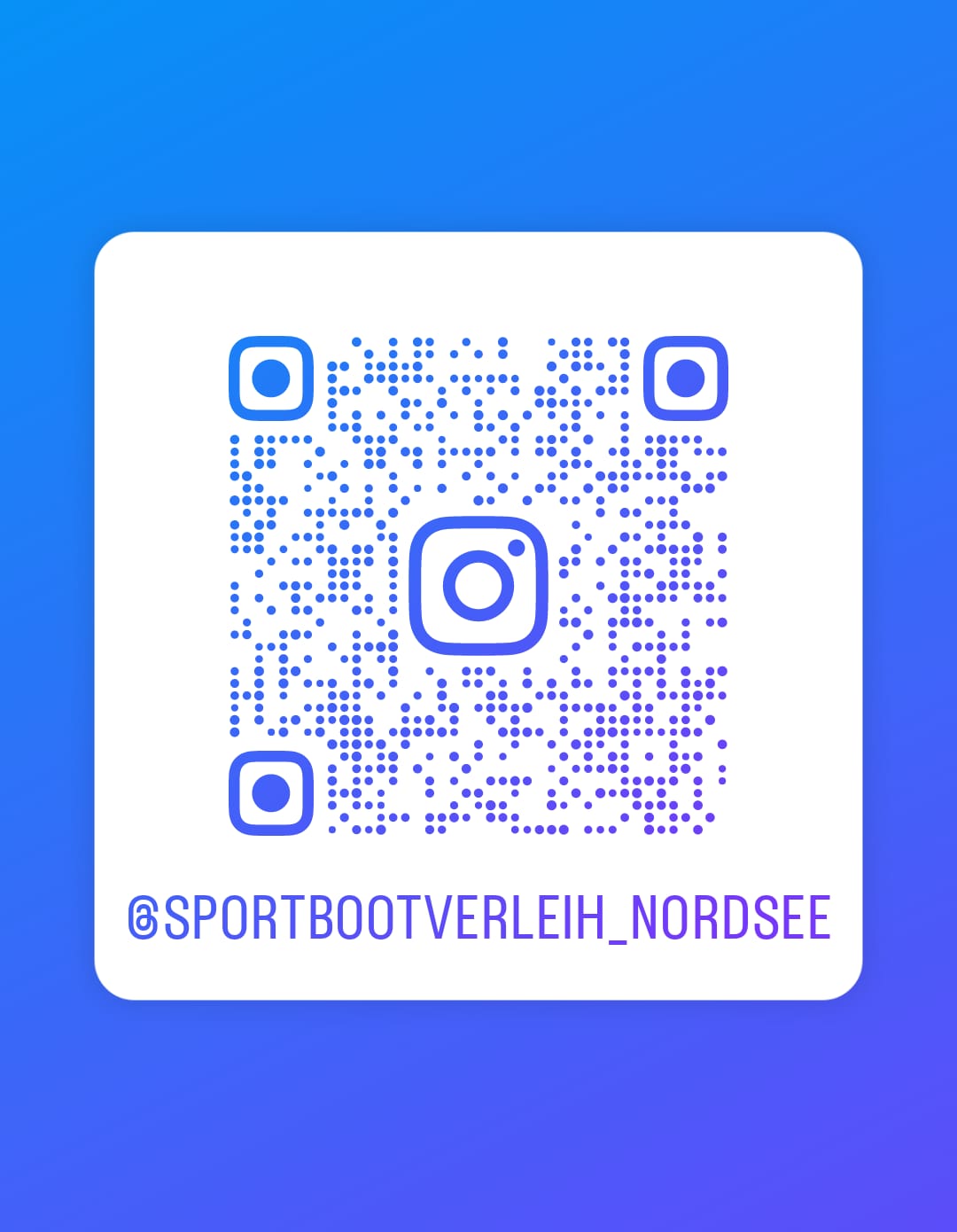 Instagramm Sportbootverleih Nordsee